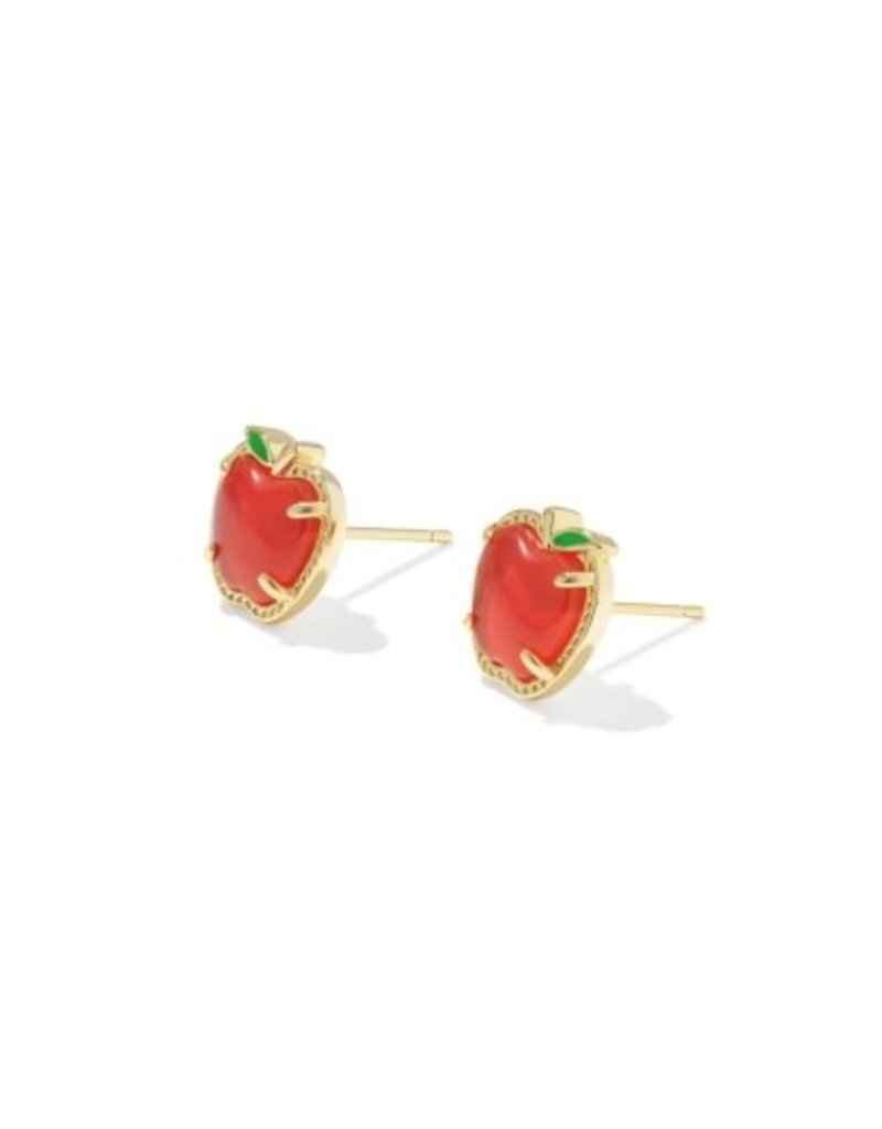 KENDRA SCOTT DESIGN Apple Stud Earrings in Gold