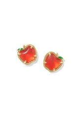 KENDRA SCOTT DESIGN Apple Stud Earrings in Gold