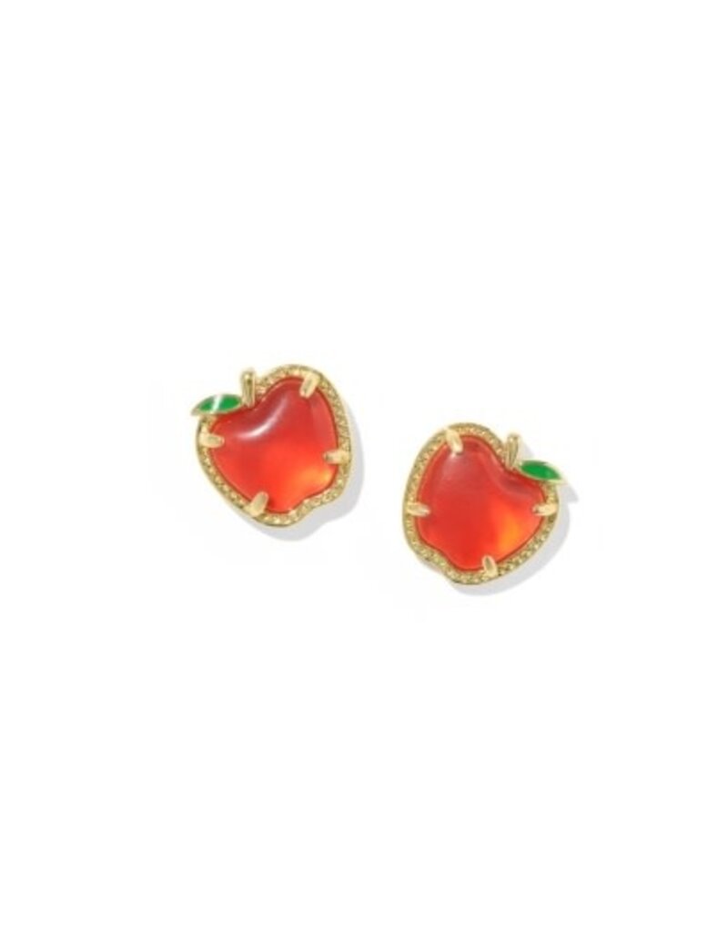 KENDRA SCOTT DESIGN Apple Stud Earrings in Gold