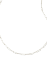 KENDRA SCOTT DESIGN Courtney Paperclip Necklace in Silver