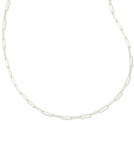 KENDRA SCOTT DESIGN Courtney Paperclip Necklace in Silver
