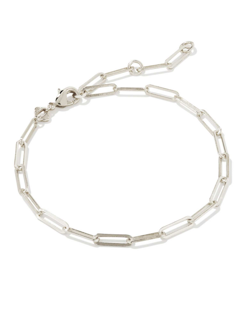 KENDRA SCOTT DESIGN Courtney Paperclip Bracelet in Silver
