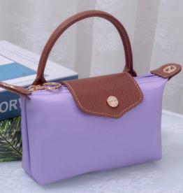 Penny Nylon Mini Crossbody Bag in Lilac