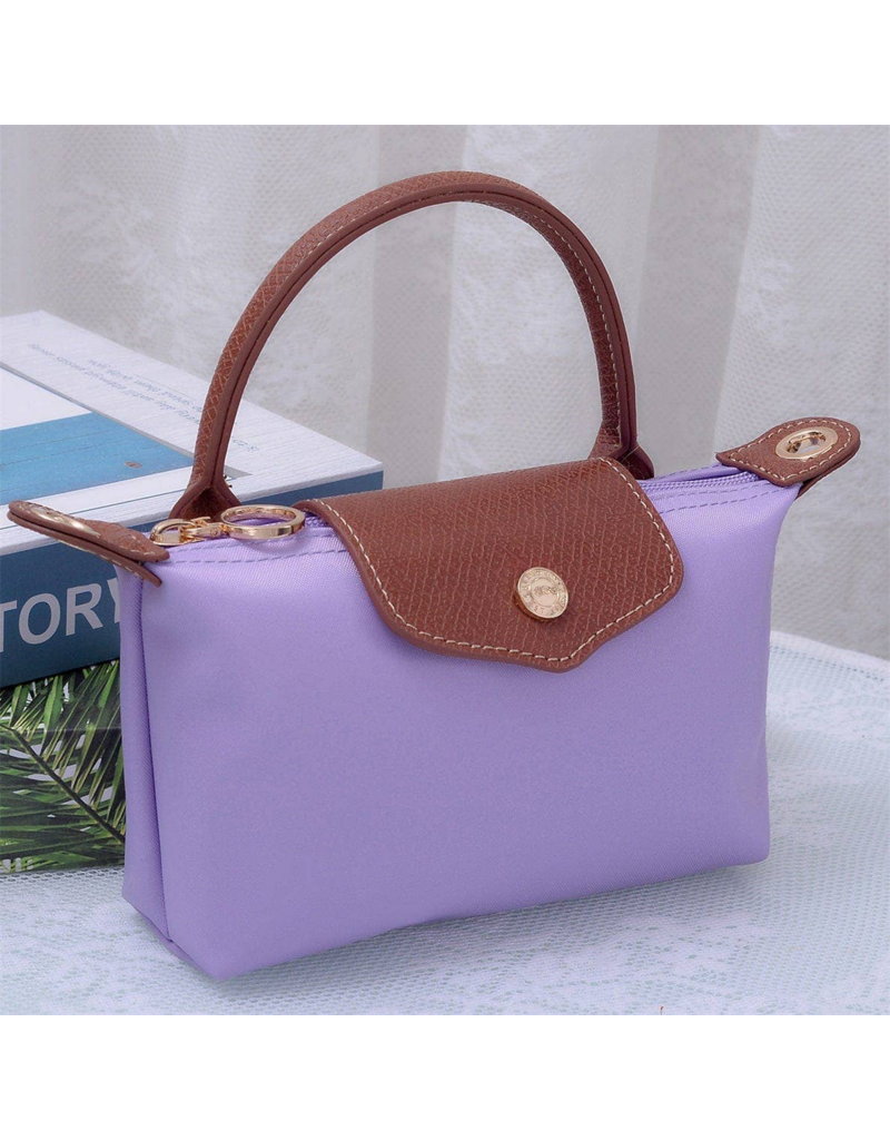 Penny Nylon Mini Crossbody Bag in Lilac