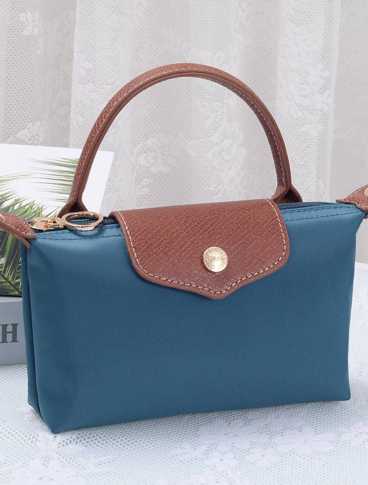 Penny Nylon Mini Crossbody Bag in Teal