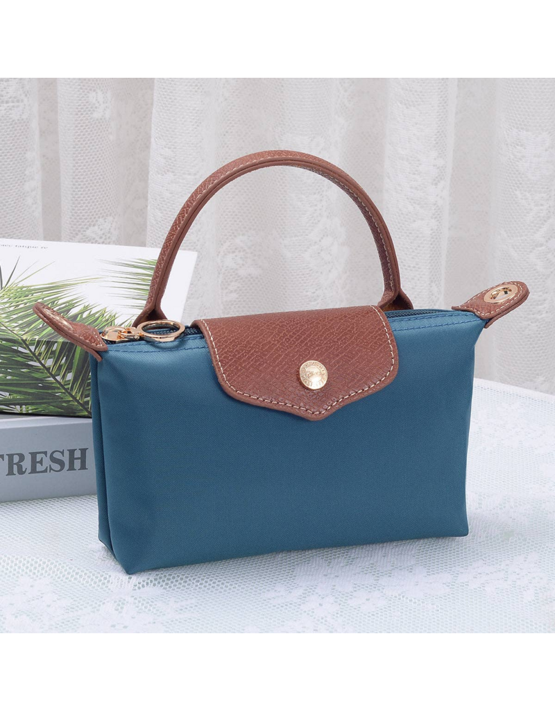Penny Nylon Mini Crossbody Bag in Teal