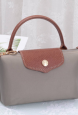 Penny Nylon Mini Crossbody Bag in Ash Brown