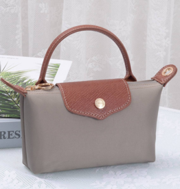 Penny Nylon Mini Crossbody Bag in Ash Brown