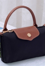Penny Nylon Mini Crossbody Bag in Black