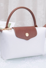 Penny Nylon Mini Crossbody Bag in White