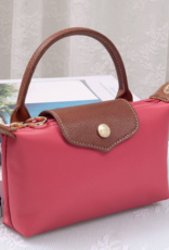 Penny Nylon Mini Crossbody Bag in Coral Crush