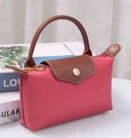 Penny Nylon Mini Crossbody Bag in Coral Crush