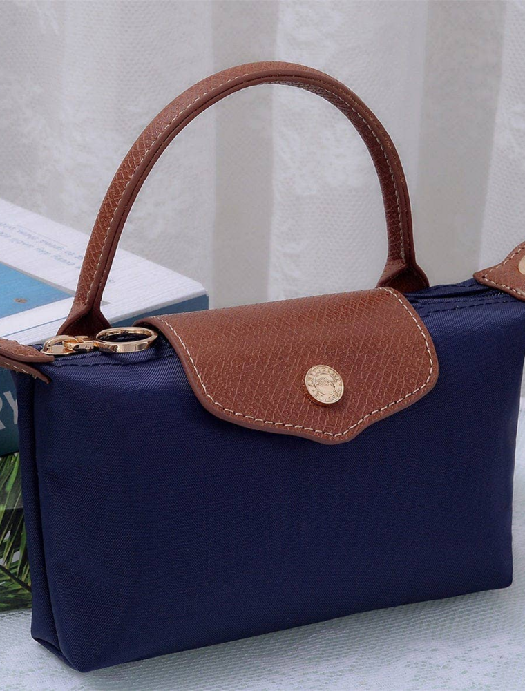 Penny Nylon Mini Crossbody Bag in Navy