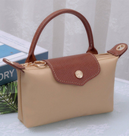 Penny Nylon Mini Crossbody Bag in Fawn