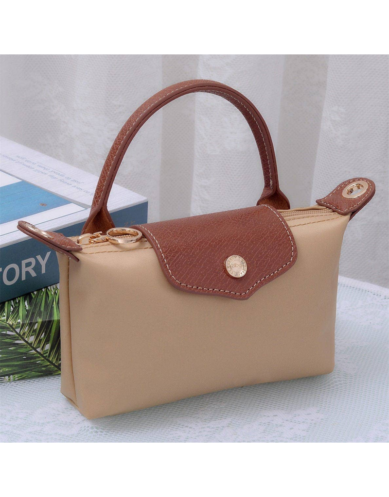 Penny Nylon Mini Crossbody Bag in Fawn