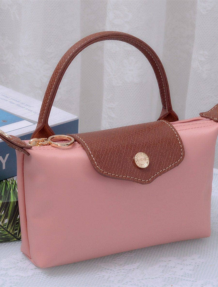 Penny Nylon Mini Crossbody Bag in Blush