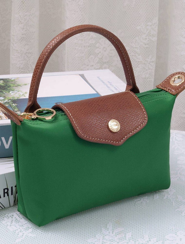 Penny Nylon Mini Crossbody Bag in Kelly Green