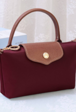 Penny Nylon Mini Crossbody Bag in Burgundy