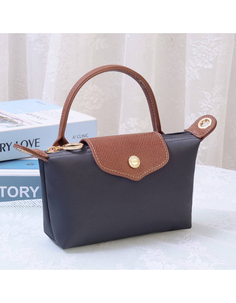 Penny Nylon Mini Crossbody Bag in Graphite