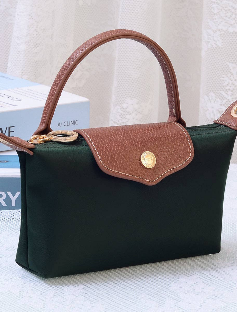 Penny Nylon Mini Crossbody Bag in Forest