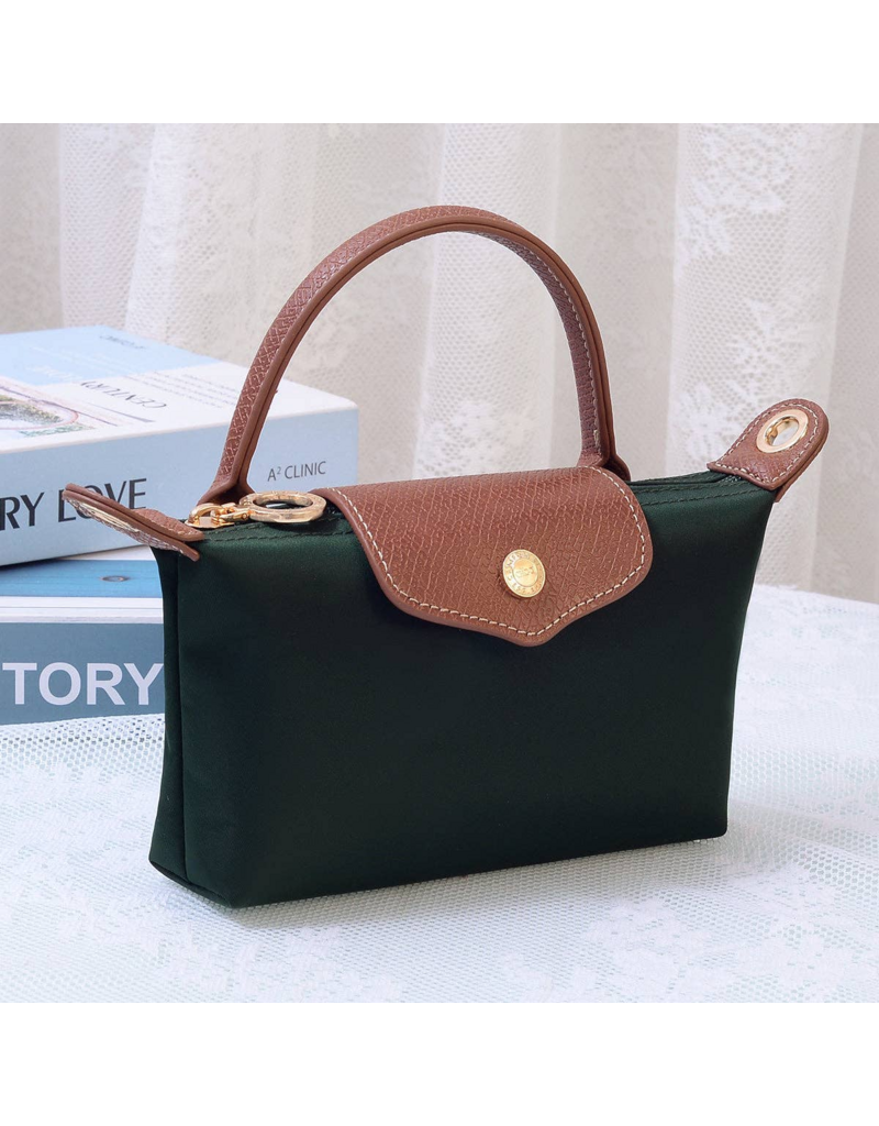 Penny Nylon Mini Crossbody Bag in Forest