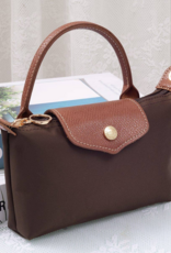Penny Nylon Mini Crossbody Bag in Coffee