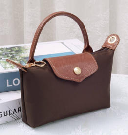 Penny Nylon Mini Crossbody Bag in Coffee