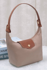 Nora Nylon Bag in Taupe