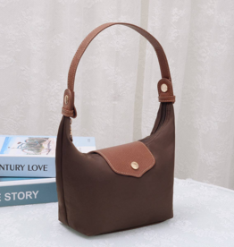 Nora Nylon Bag in Coffee