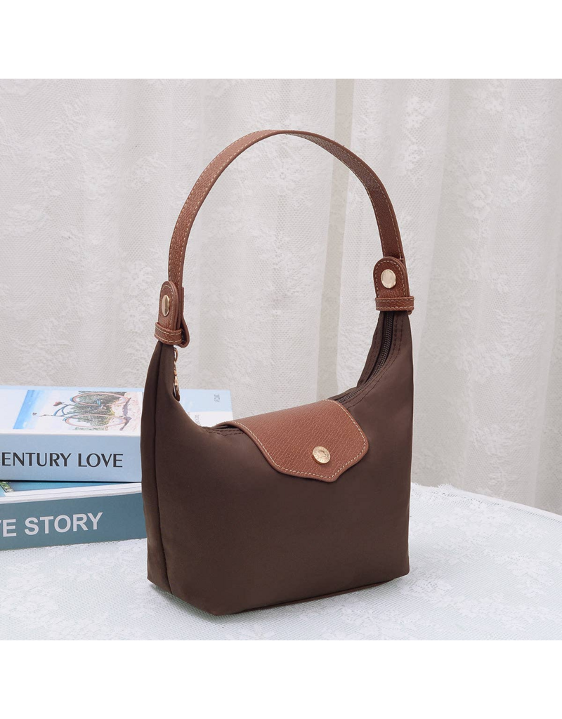 Nora Nylon Bag in Coffee