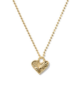 KENDRA SCOTT DESIGN Ari Heart Gold Beaded Necklace