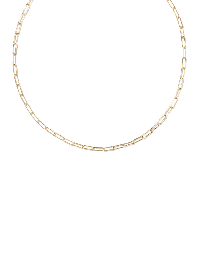 KENDRA SCOTT DESIGN Meadow Paperclip Gold Chain Necklace