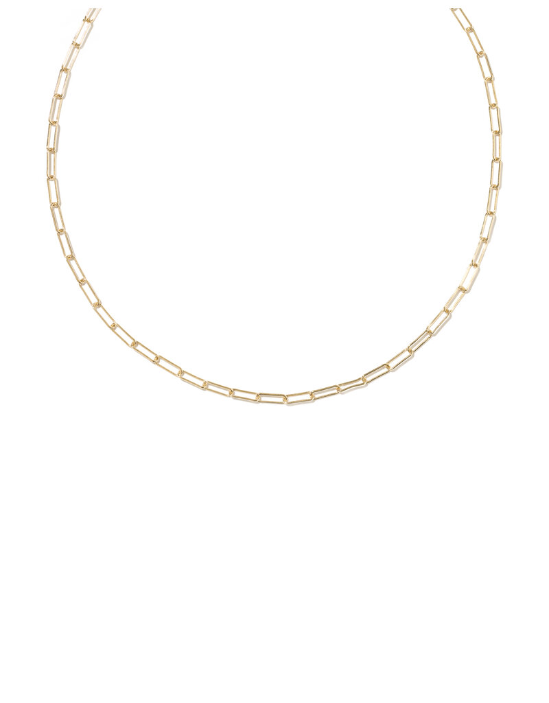 KENDRA SCOTT DESIGN Meadow Paperclip Gold Chain Necklace