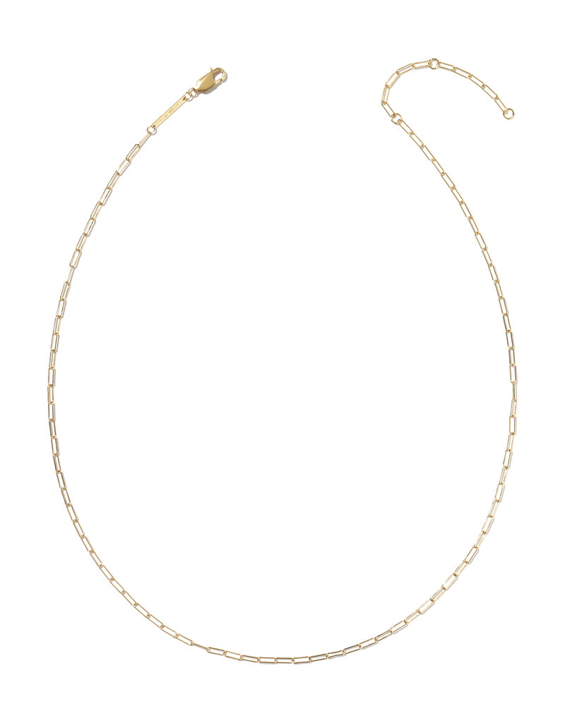 KENDRA SCOTT DESIGN Meadow Paperclip Gold Chain Necklace