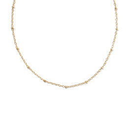 KENDRA SCOTT DESIGN Evelyn Single Satellite Gold Chain Necklace