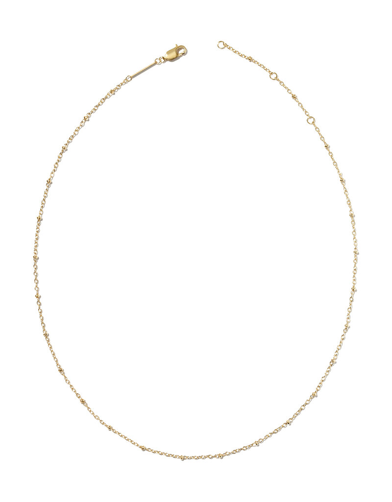 KENDRA SCOTT DESIGN Evelyn Single Satellite Gold Chain Necklace