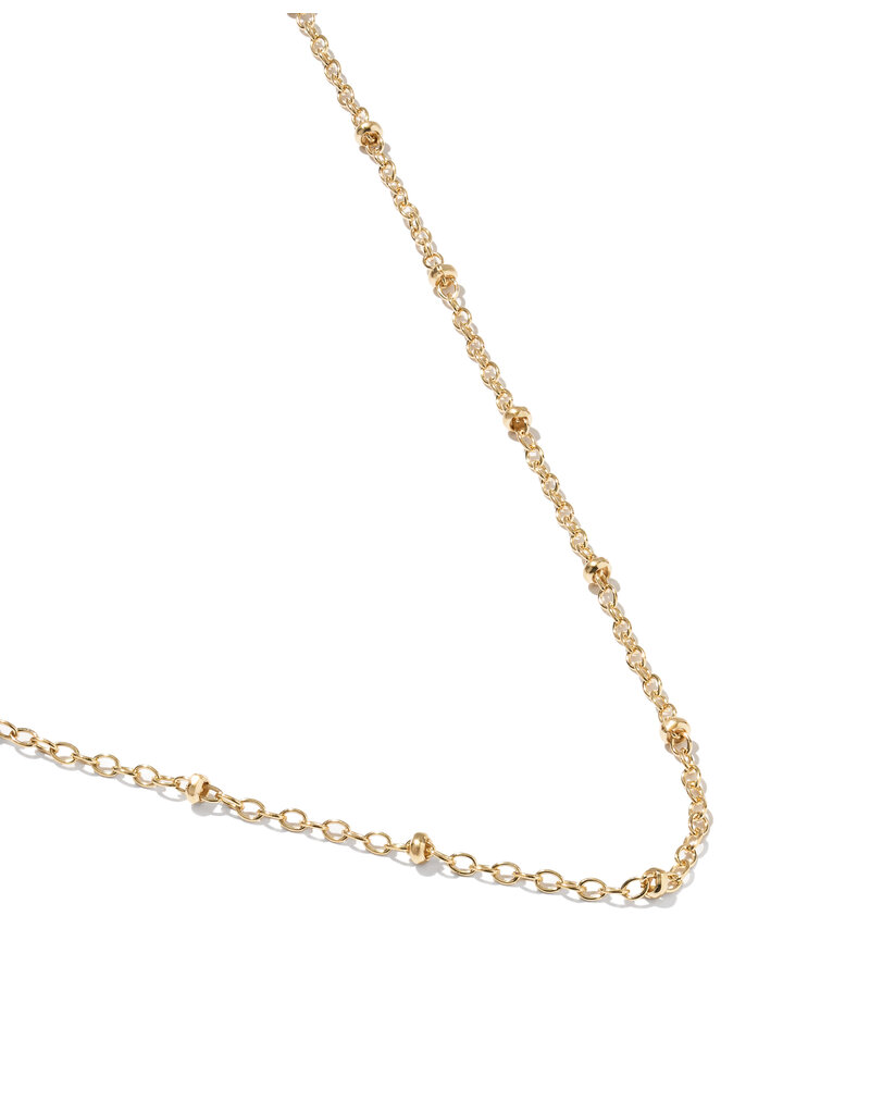 KENDRA SCOTT DESIGN Evelyn Single Satellite Gold Chain Necklace