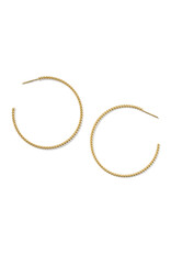 KENDRA SCOTT DESIGN Victoria Twist Gold Hoop Earrings