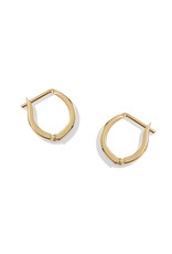 KENDRA SCOTT DESIGN Lorena Small Metal Gold Huggie Earrings