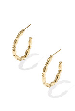 KENDRA SCOTT DESIGN Miriam Small Bead Gold Hoop Earrings