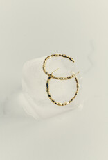 KENDRA SCOTT DESIGN Miriam Small Bead Gold Hoop Earrings