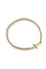 KENDRA SCOTT DESIGN Cross Stretch Gold Bracelet