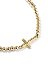 KENDRA SCOTT DESIGN Cross Stretch Gold Bracelet
