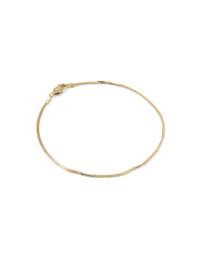 KENDRA SCOTT DESIGN Herringbone Gold Chain Bracelet