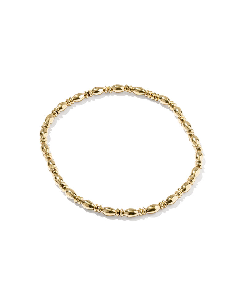 KENDRA SCOTT DESIGN Miriam Small Bead Stretch Gold Bracelet