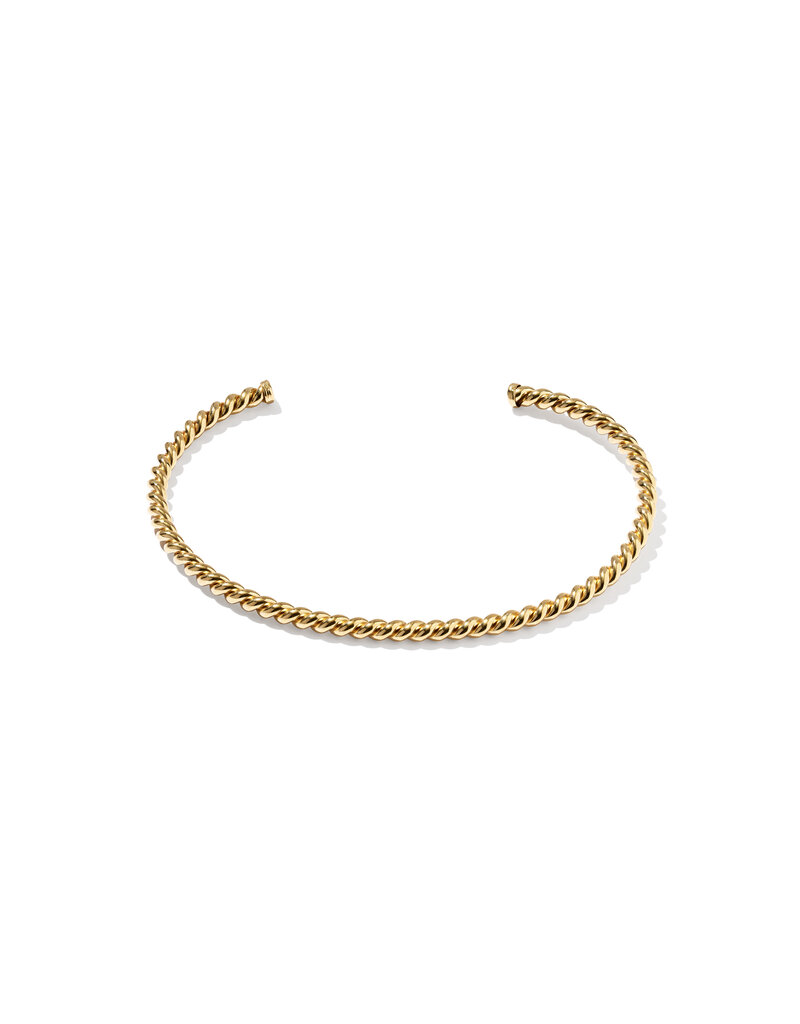 KENDRA SCOTT DESIGN Victoria Medium Twist Gold Cuff Bracelet