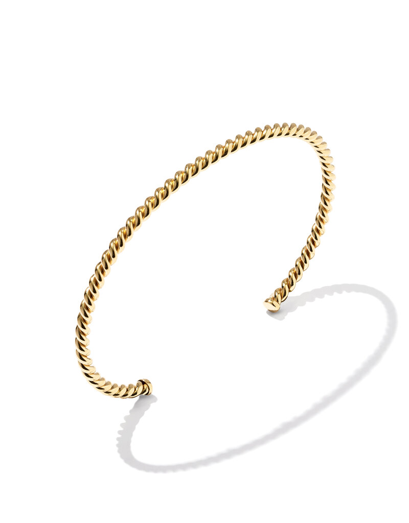 KENDRA SCOTT DESIGN Victoria Medium Twist Gold Cuff Bracelet