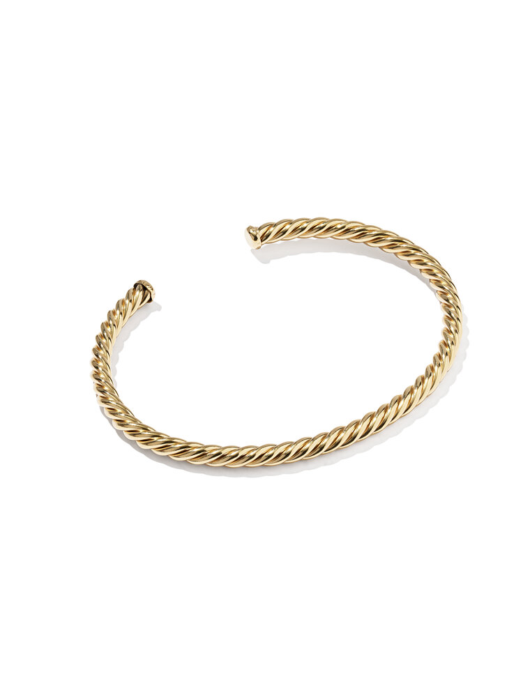KENDRA SCOTT DESIGN Victoria Large Twist Gold Cuff Bracelet