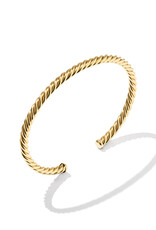 KENDRA SCOTT DESIGN Victoria Large Twist Gold Cuff Bracelet