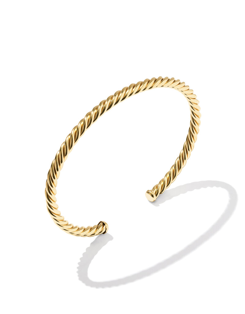KENDRA SCOTT DESIGN Victoria Large Twist Gold Cuff Bracelet
